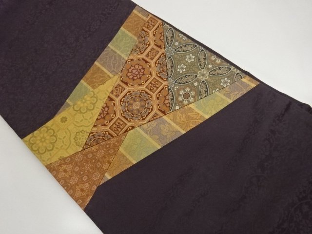 JAPANESE KIMONO / NAGOYA OBI / WOVEN YUSOKUMON